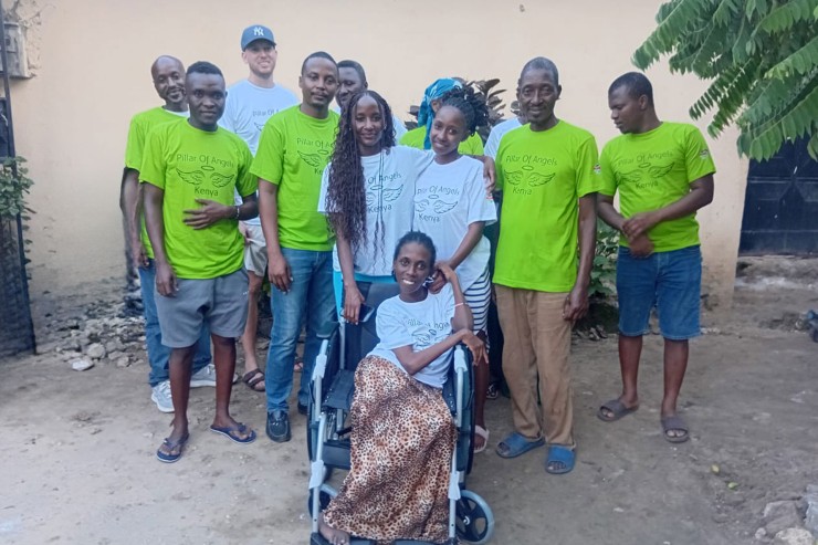 The Pillar of Angels Team Visits Emily Mwemba